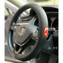 PINUKS FXF-901 Direksiyon Kılıfı Poşetli Geçme 38CM Fosforlu Bayrak A-08 Ithal Premium