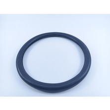 PINUKS TC15-150320 Direksiyon Kılıfı Poşetli Geçme 38CM Pvc Siyah Ithal Premium