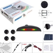 PINUKS ROBUST-RPS3004 Park Sensörü Tükçe Konuşan Ekranlı 22MM Siyah Ithal Premium