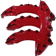 PINUKS YSM-200 Brembo Kaliper Kapağı 4 Lü  Takım  Kırmızı Ithal Premium
