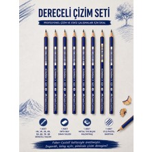 Danacı Kırtasiye Dereceli Kalem Set Karakalem Hb,2b,3b,4b,5b,6b,7b,8b Dereceli Kalem Faber-Castell
