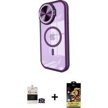 Marsilyan™- iPhone 14 Pro Max Kılıf Kıvılcım Modern Koleksiyonu - Siyah Buffer Cam Ekran Koruyucu + Bilvis Titan Kamera Lens - Gd