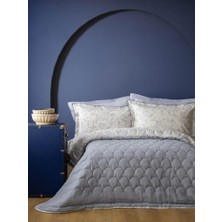 Apricitas Home Lovina Indigo Çift Kişilik Double Face Pike Takımı