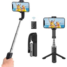 Tastech Isteady Q El Gimbal Sabitleyici Selfie Stick Çubuğu Ayarlanabilir Tripod Akıllı Telefon Için Uyumlu