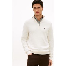 Tommy Hilfiger Essentıal Cotton Zıp Mock