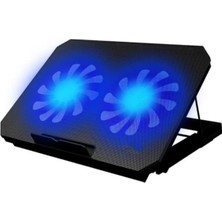 Tastech Laptop Soğutucu Fan Cooling Pad Notebook Altlığı Çift Fanlı