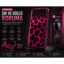 Jolita iPhone 17 Pro Max Uyumlu Darbe Emici Leopar Desenli Telefon Kılıfı + Lens ve Ekran Koruyucu Hediyeli