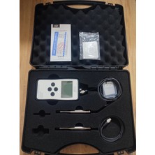 Linshang LS225+N1500+F500 Ultra Ince Kaplama Kalınlığı Ölçüm Cihazı Demir+Aluminyum Tam Set