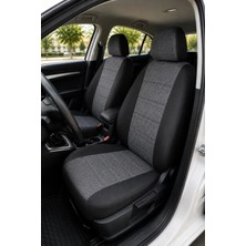 NewDeco Chevrolet Captiva 2007-2018 Uyumlu Oto Koltuk Kılıfı Tam Set Airbag Uyumlu 4 Mevsim Cotfit Serisi