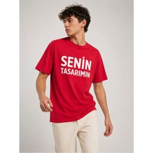 Sawk Kişiye Özel Baskılı  24/1 Kısa Kol T-Shirt Kendin Tasarla Yazılı Fotoğraflı Tasarımlı Erkek