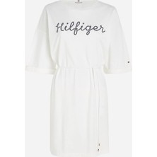 Tommy Hilfiger Reg Rope Puff Prınt Knee Drs Ss
