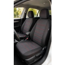 NewDeco Chevrolet Cruze 2009-2016 Uyumlu Oto Koltuk Kılıfı Tam Set Airbag Uyumlu 4 Mevsim Cotfit Serisi