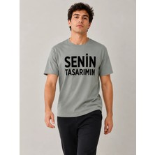 Sawk Kişiye Özel Baskılı  24/1 Kısa Kol T-Shirt Kendin Tasarla Yazılı Fotoğraflı Tasarımlı Erkek