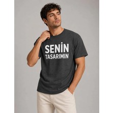 Sawk Kişiye Özel Baskılı  24/1 Kısa Kol T-Shirt Kendin Tasarla Yazılı Fotoğraflı Tasarımlı Erkek
