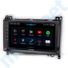Alpine AW409 Mercedes B Class Vito-Viano- Volkswagen Crafter 9 Inç Carplay Android Auto Multimedya 4 GB Ram 64 GB Hafıza Geri Görüş Kameralı
