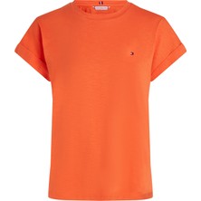 Tommy Hilfiger Slub Mdrn C-Nk Ss T-Shırt