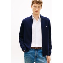 Tommy Hilfiger Pıma Org Ctn Cashmere Zıp Thru