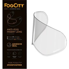 Pinlock Fog City Easy Enduro Kask Standart Buğu Önleyici Şeffaf Cam FC003
