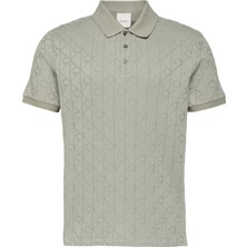 Calvin Klein Ss Dbl Mercerızed Emblem Jacquar