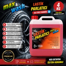 Max&wash 4 kg Lastik Parlatıcı | Profesyonel Lastik Parlatma ve Bakım Ürünü | Uzun Süre Kalıcı Parlaklık