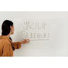 Elektrohold Statik Beyaz Yazı Tahtası Yaz-Sil Kalem Hediyeli