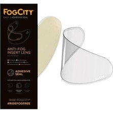 Pinlock Fog City Easy Kapalı Kask Buğu Önleyici Şeffaf Cam Small FC001