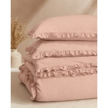 %100 Pamuk Stone Washed Çift Kişilik Nevresim Takımı