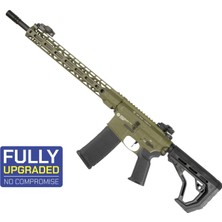 Delta Armory Freya R15 M-Lok 14" Dmr Gen.2 Haki Airsoft Tüfek (Full Cnc+Etu)