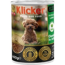 Klicker Kuzulu Yavru Köpek Konserve 400 gr
