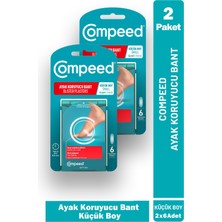 Compeed Ayak Koruyucu Bant Küçük Boy 6'lı 2 Paket