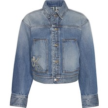 Calvin Klein Workwear Jacket Ck Sanded Blue