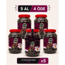 5 Al 4 Öde Fırsatı! Tuzsuz Kuru Sele Siyah Zeytin