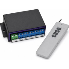 Sanec 24V 4 Kanal 10 Amper Kutulu + 1 Adet 433 Mhz Uzun Menzil Kumanda 3000 Metre