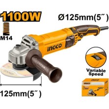 Ingco Avuç Taşlama 125 mm 1100 W Devir Ayarlı