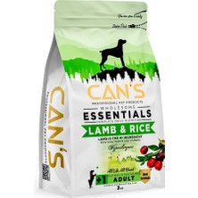 Can’s Dog Essentials Kuzulu Pirinçli Hipoalerjenik Yetişkin Köpek Maması 3 kg