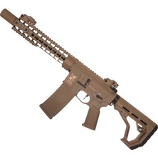 Delta Armory Airsoft Rifle AR15 Keymod 10'' Charlie Eagle Tüfek Full Tan