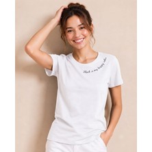 SSO Black Is My Happy Color Baskılı Süprem Kumaş Kısa Kol T-Shirt
