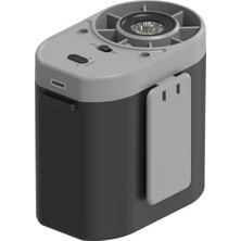 YK Design Df-92 Çok Fonksiyonlu Bele Takılan Mini Fan | Yüksek Hızlı Giyilebilir Taşınabilir Bel Vantilatörü, LED Işıklı ve Şarj Göstergeli USB Şarjlı Eller Serbest Kamp ve Seyahat Fanı