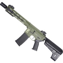 Delta Armory M4 AR15 M-Lok Silentops 10'' Charlie Haki Airsoft Tüfek Set DA-C11-OLV