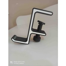 Neon Star 3d Masa Kenarı Kulaklık stand kulaklık Askısı – 3D Baskı Vida Sıkmalı Organizer (11 cm Yükseklik / 5 cm Kanca)