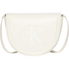 Calvin Klein Bold Ck Saddle Crossbody