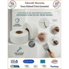 Bay-Tec Derz Bandı - Alçı Sıva File Bandı - Yapışkanlı 4.8x45 Metre - Orjinal Ürün