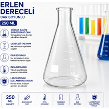 Labolist Erlen Dereceli Dar Boyunlu 250 ml