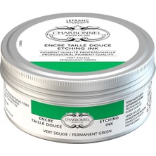 Lefranc&Bourgeois : Charbonnel : Baskı & Gravür Mürekkebi : 200 ml : Permanent Green