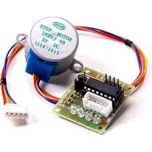 28BYJ-48 Redüktörlü Step Motor ve ULN2003 Sürücü Kartı