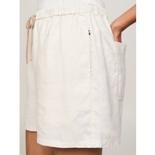 Tommy Hilfiger Pull On Casual Lınen Short