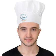 Beyaz Aşçı Şapkası