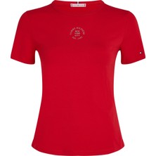 Tommy Hilfiger Stamp Logo Slım C-Nk Ss Tee