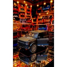 Oyuncak Sahili Ford Bronco 2022 Model Jip Diecast Model Kapılar Açılır Çekbırak Araba Orıgınal 1:34 Scale Koleksiyon Füme