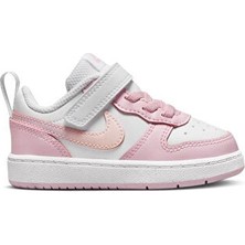 Nike Nıke Court Borough Low 2 (Tdv) Bebek Günlük Ayakkabı DQ0493-100 Beyaz